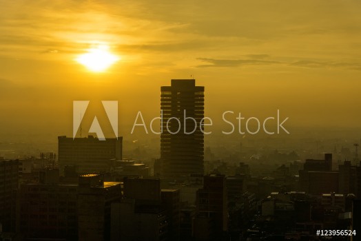 Bild på Bogota Cityscape Sunset